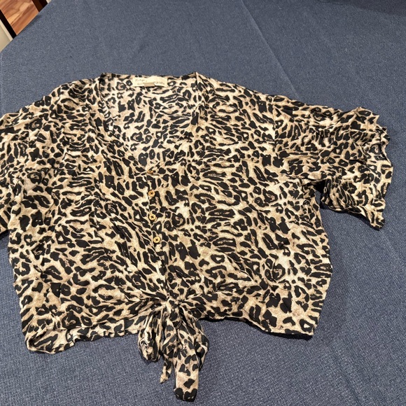 Vintage Havana Animal Print Blouse - Picture 1 of 4